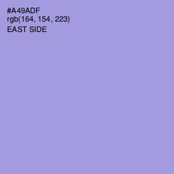 #A49ADF - East Side Color Image